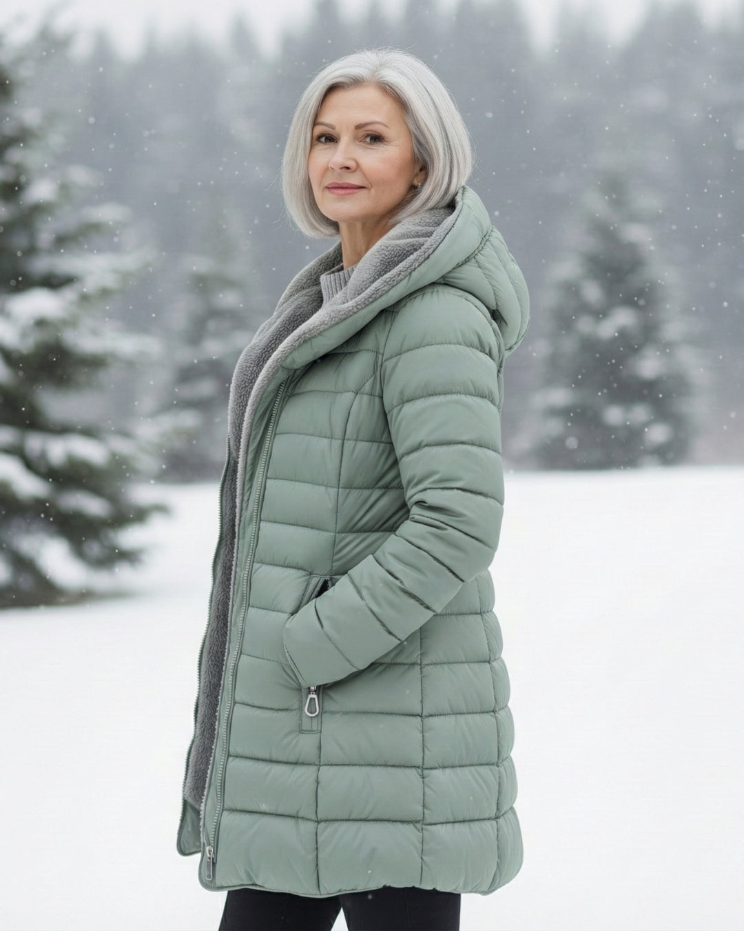 NORA - Fleece Lined Puffer Coat