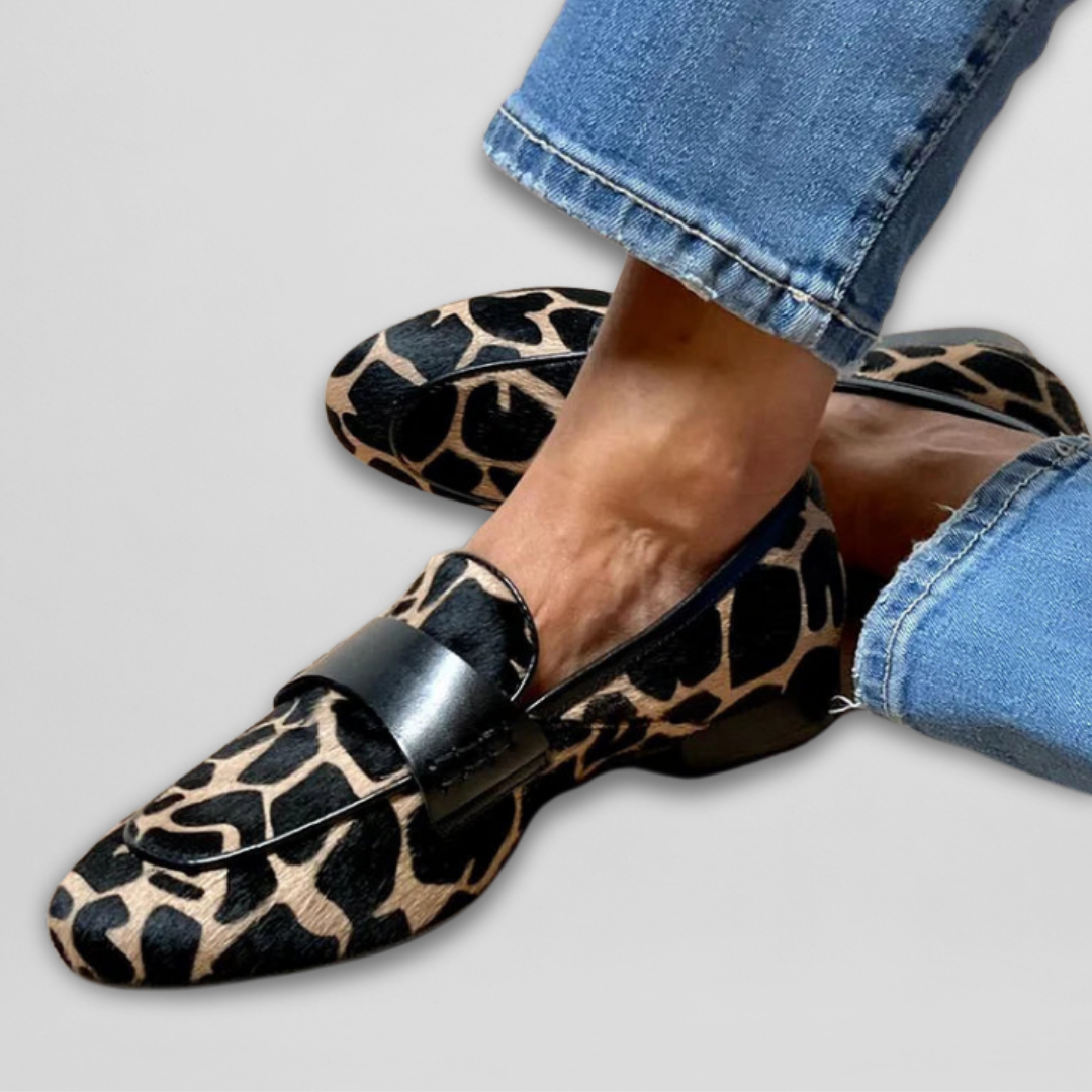 PRISZILLA - Animal Print Loafers