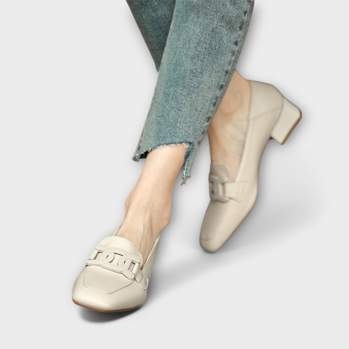 MONIKA - Elegant Heeled Loafers