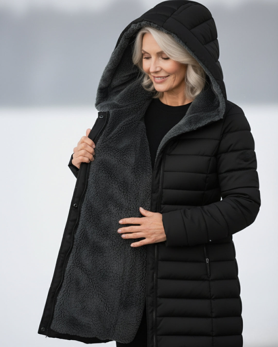 NORA - Fleece Lined Puffer Coat