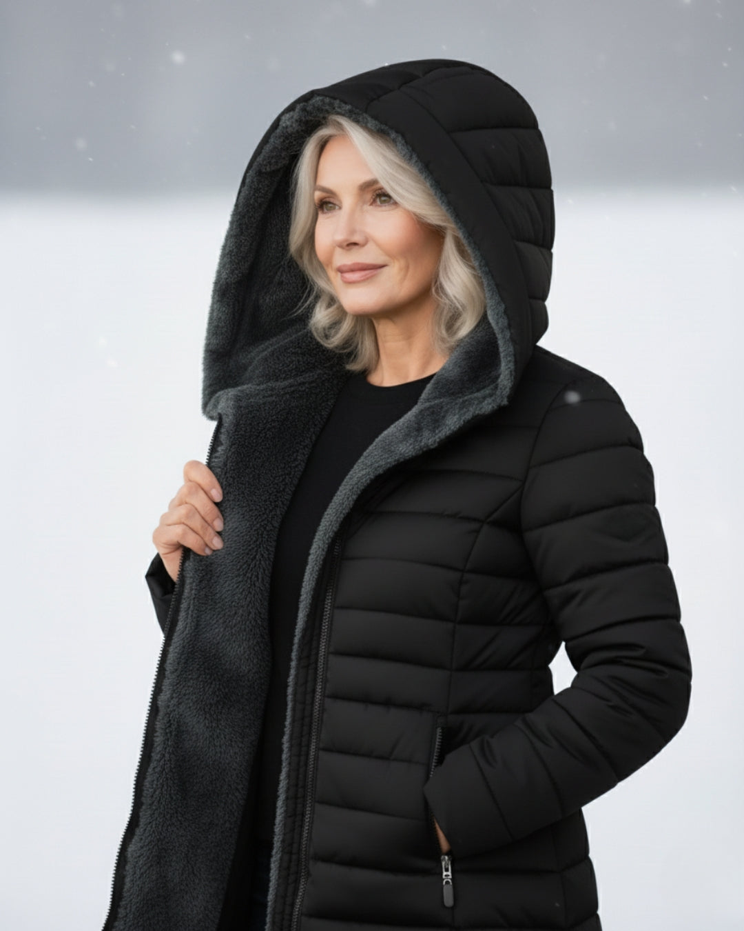 NORA - Fleece Lined Puffer Coat