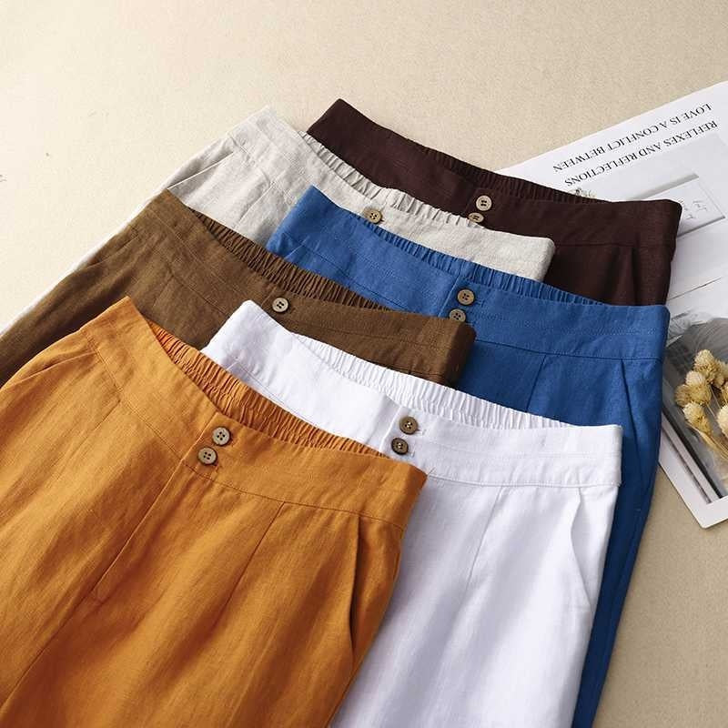 DULCIE - Everyday Linen Trousers