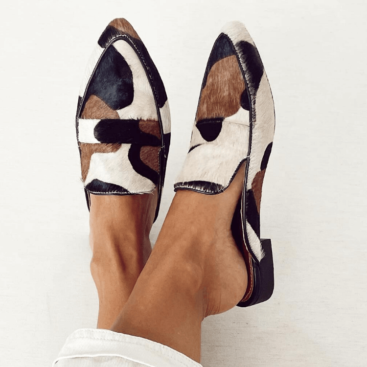 CLIO - Moccasins with Abstract Pattern