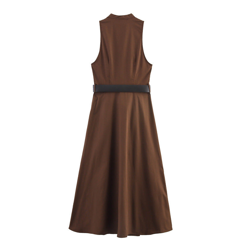 HENRIETTA - Belted Midi Dress