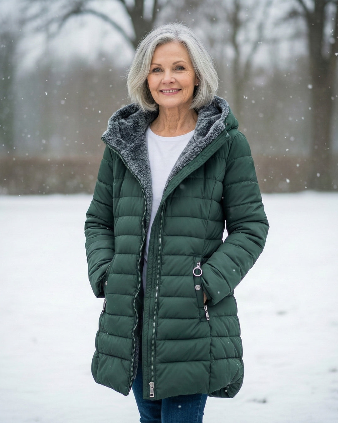 NORA - Fleece Lined Puffer Coat