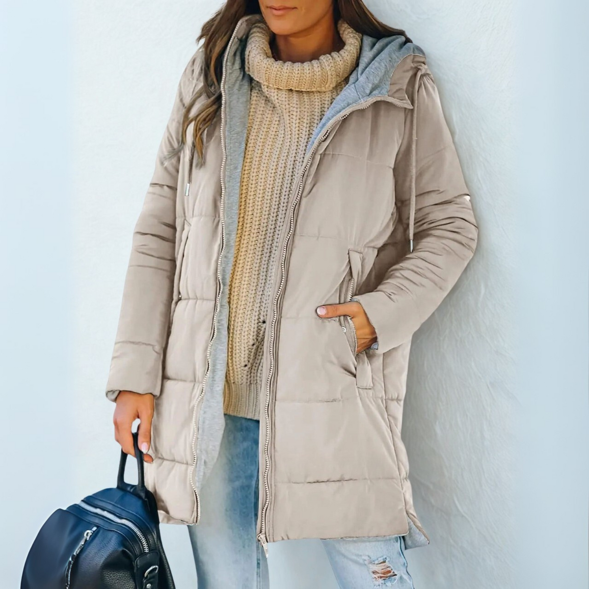 FREYA - Hooded Puffer Down Jacket