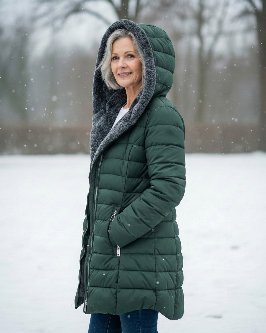 NORA - Fleece Lined Puffer Coat
