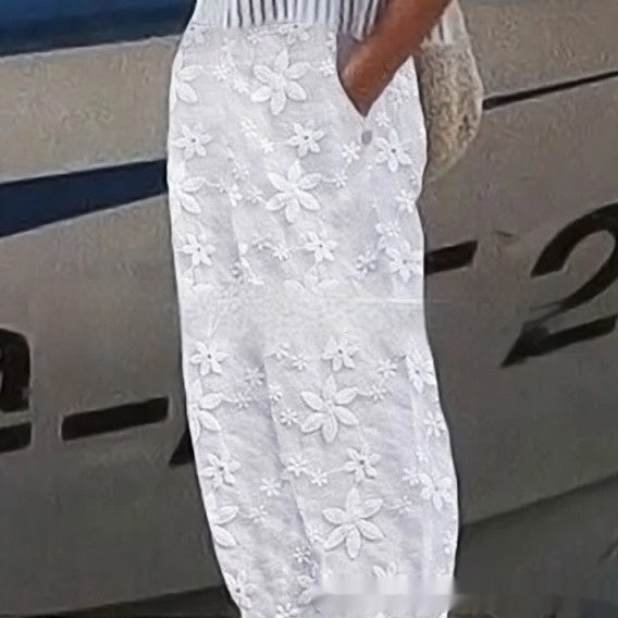 KIRRA - Embroidered Trousers