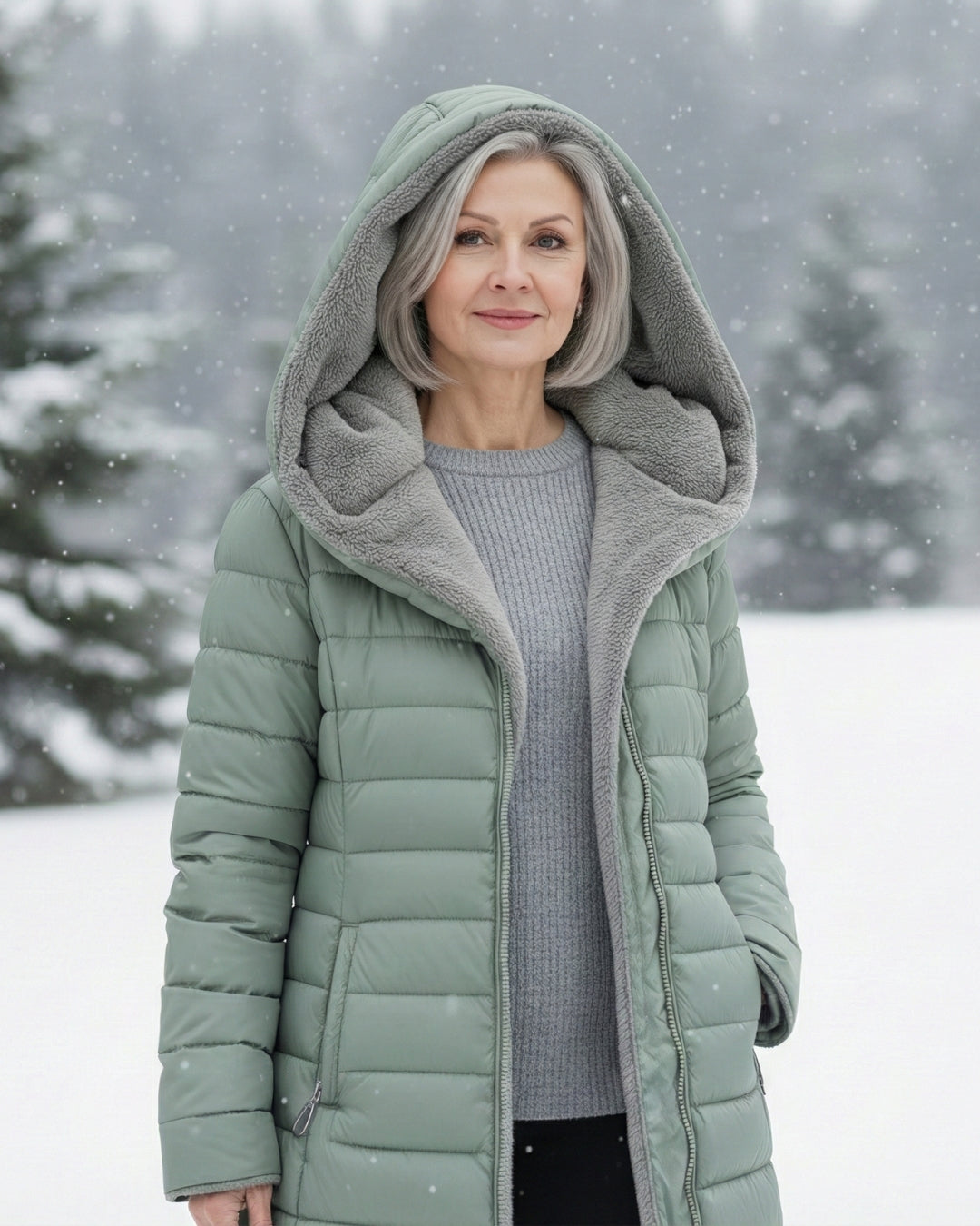NORA - Fleece Lined Puffer Coat