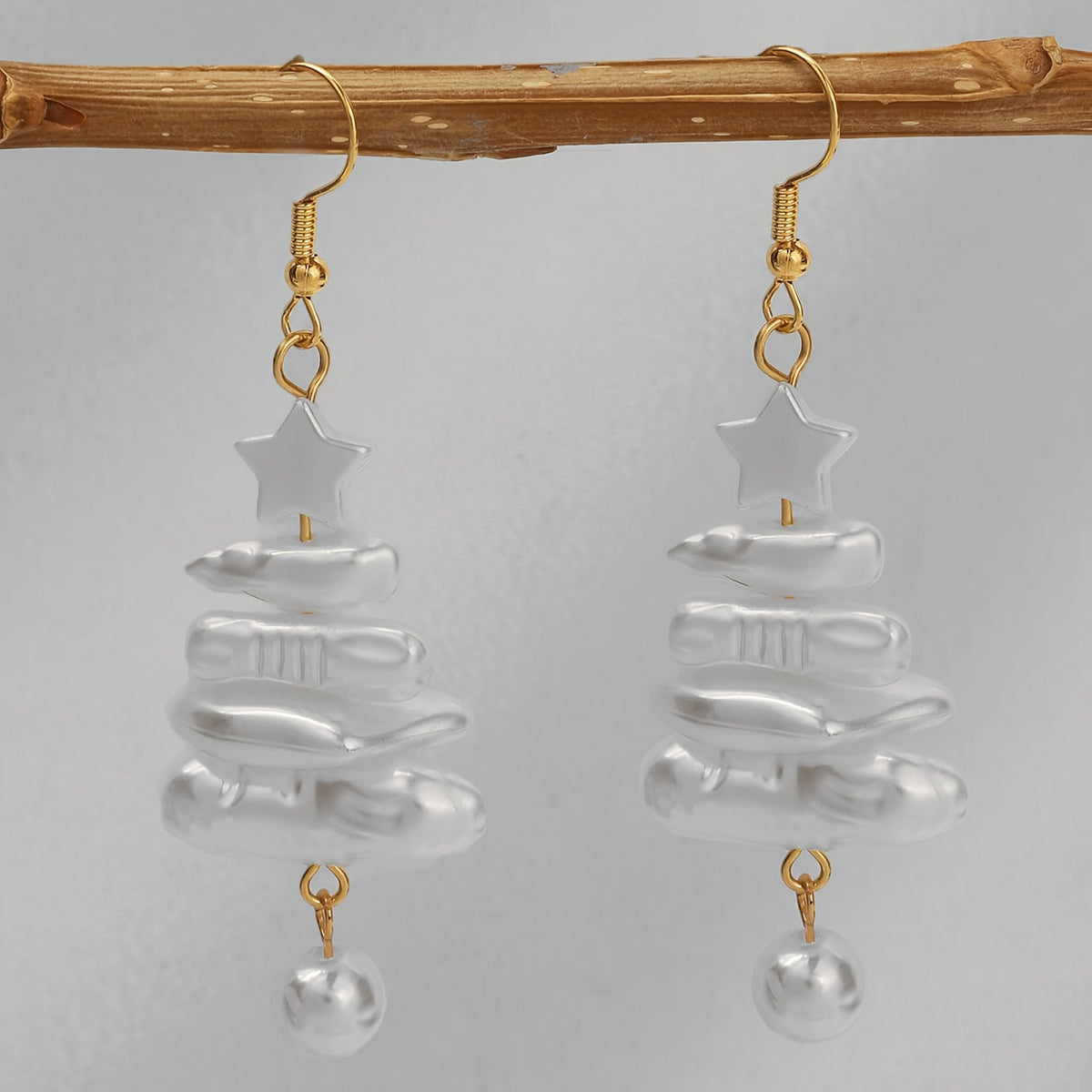 PETRA - Pearl Star Earrings