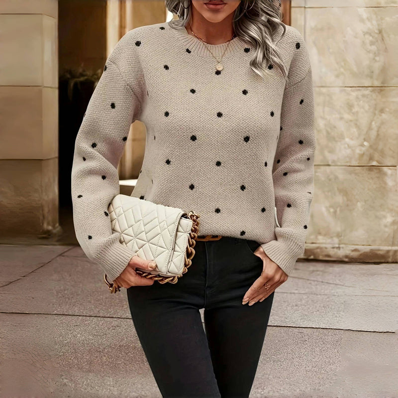 DOTTIE - Polka Knit Sweater