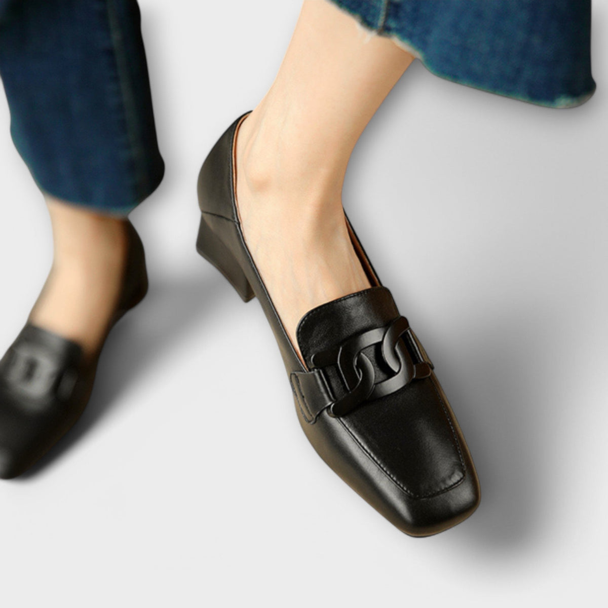 MONIKA - Elegant Heeled Loafers