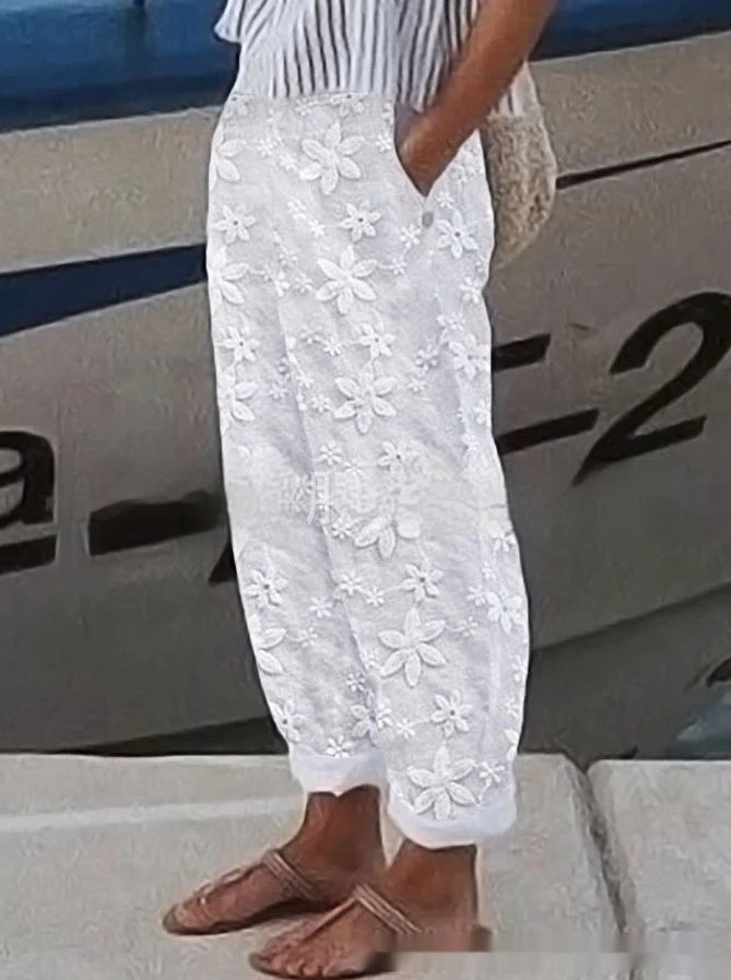 KIRRA - Embroidered Trousers