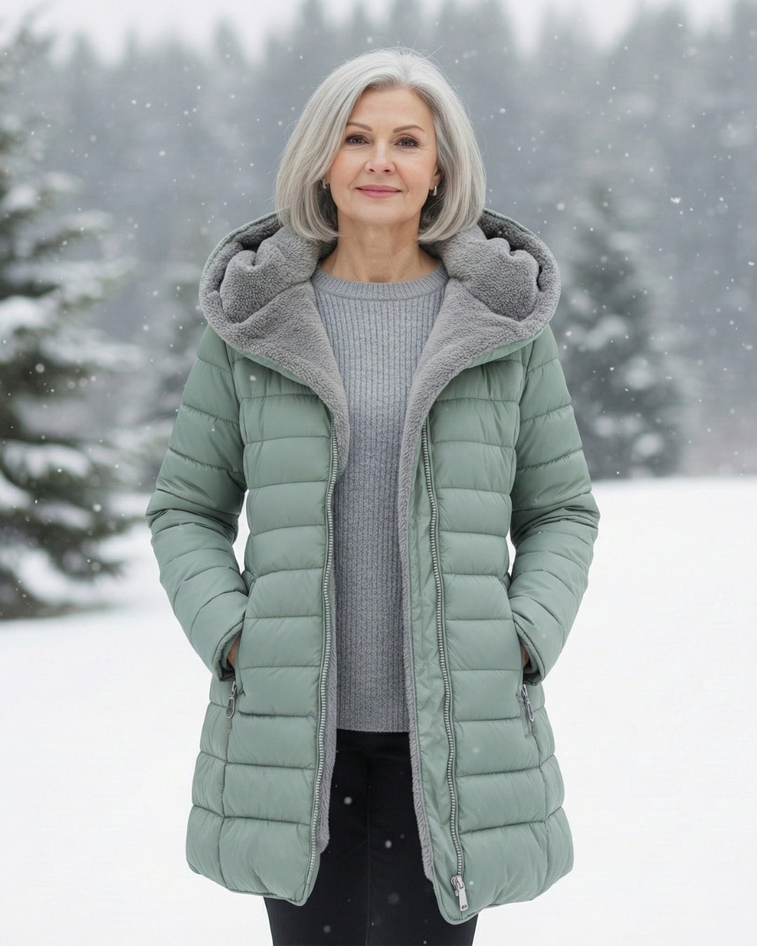 NORA - Fleece Lined Puffer Coat
