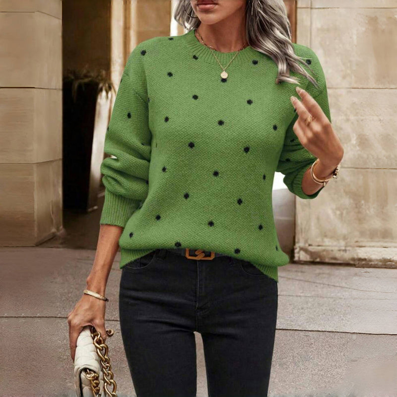 DOTTIE - Polka Knit Sweater