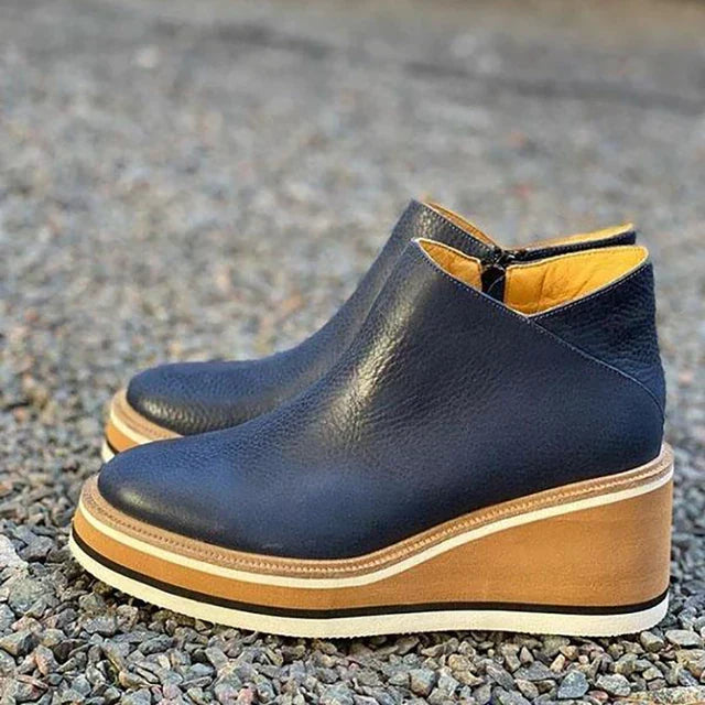 KAMALA - Casual Wedge Ankle Boots