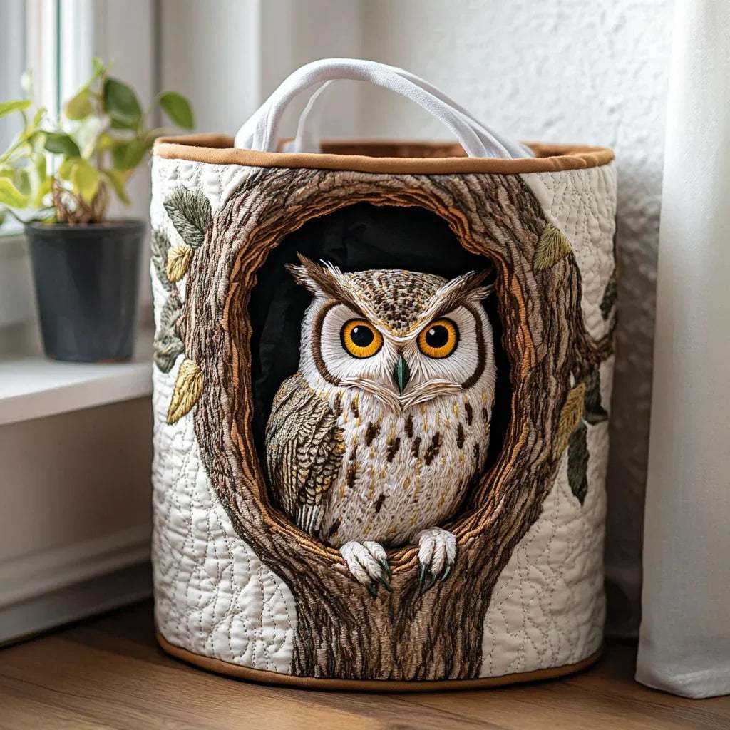 ROSIE - Hand-Quilted Sheep Laundry Basket