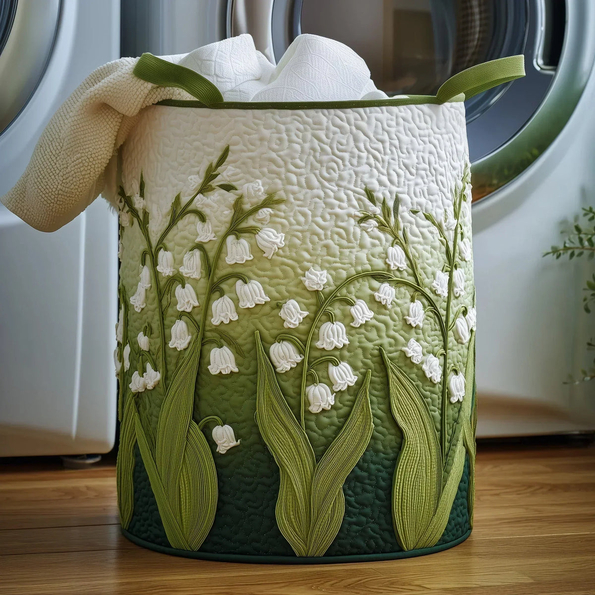 ROSIE - Hand-Quilted Sheep Laundry Basket
