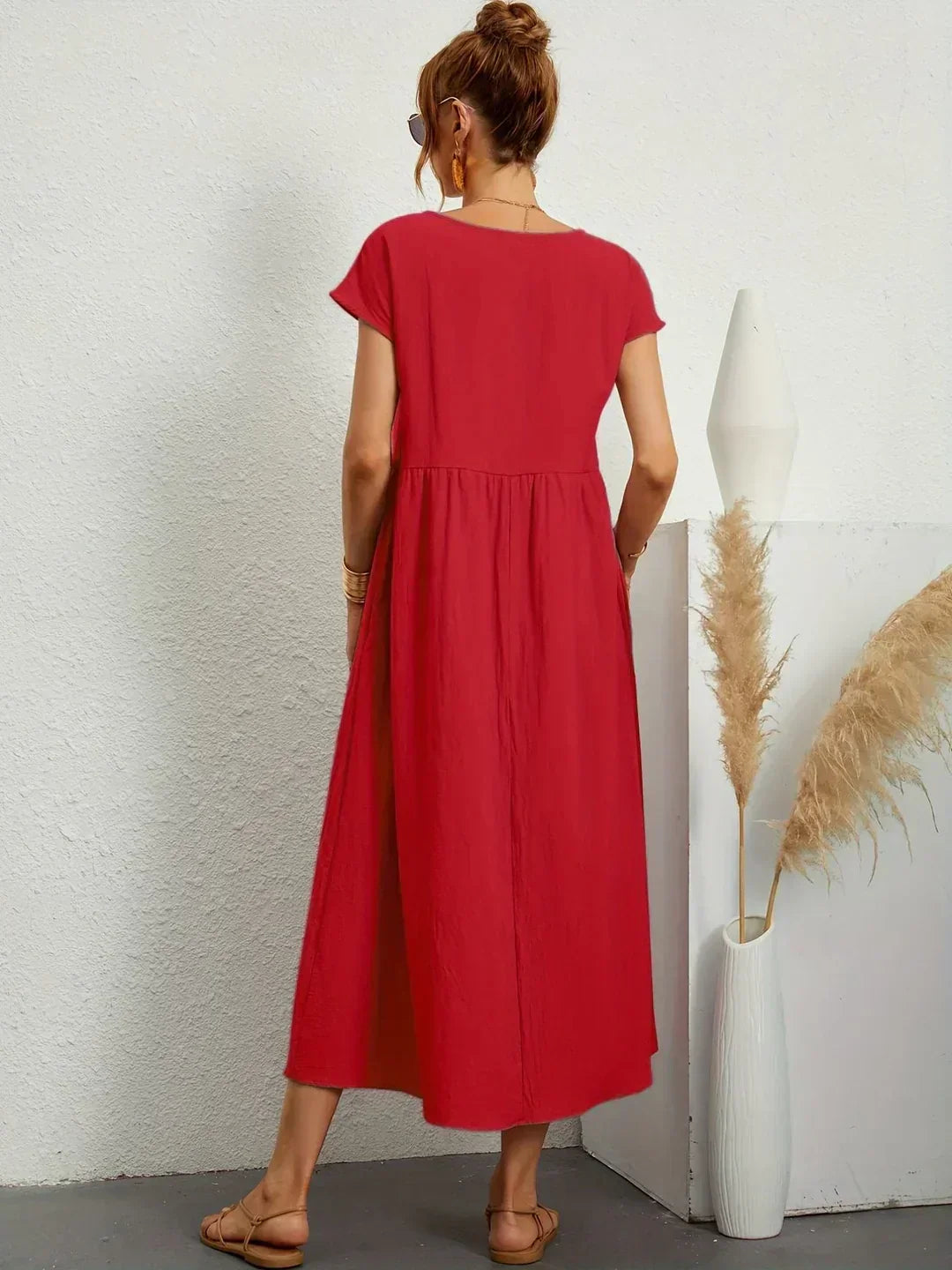 GABRIELLE - Flowing Midi Dress