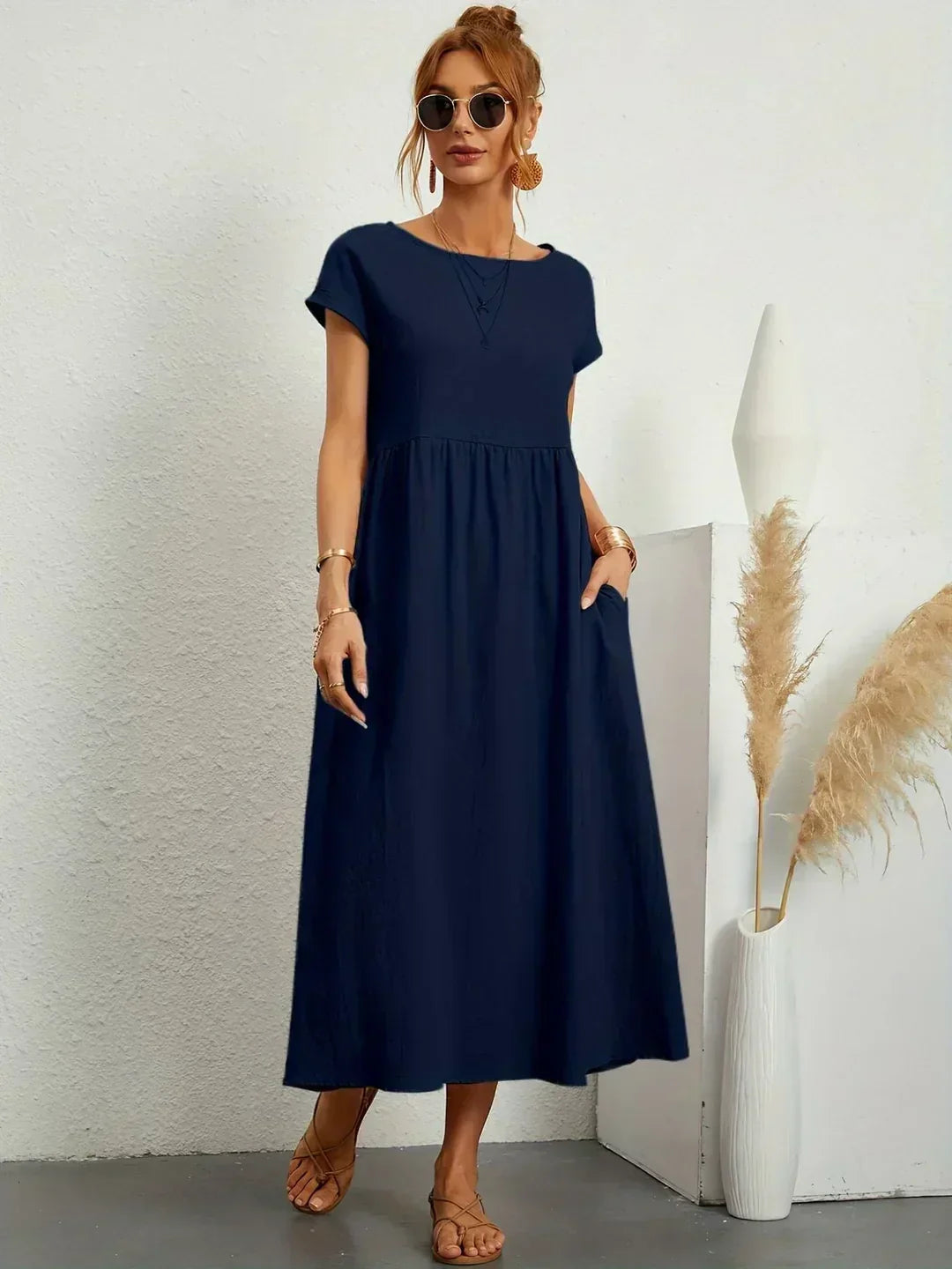GABRIELLE - Flowing Midi Dress