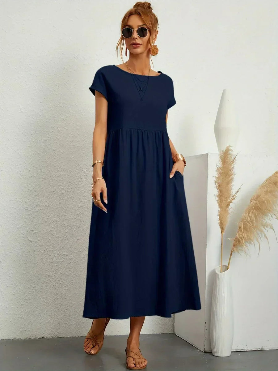 GABRIELLE - Flowing Midi Dress
