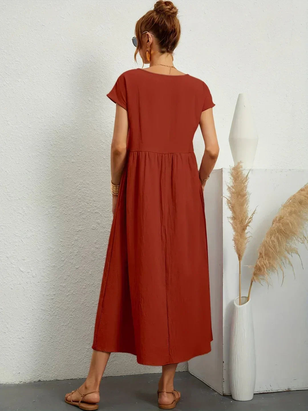 GABRIELLE - Flowing Midi Dress