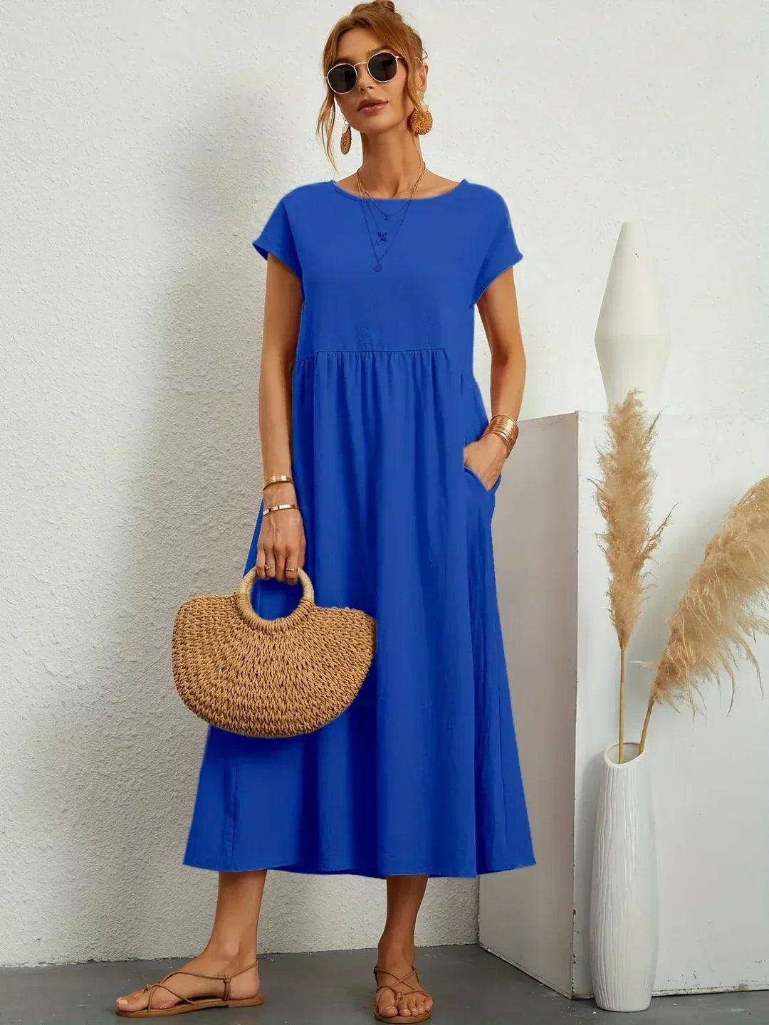 GABRIELLE - Flowing Midi Dress