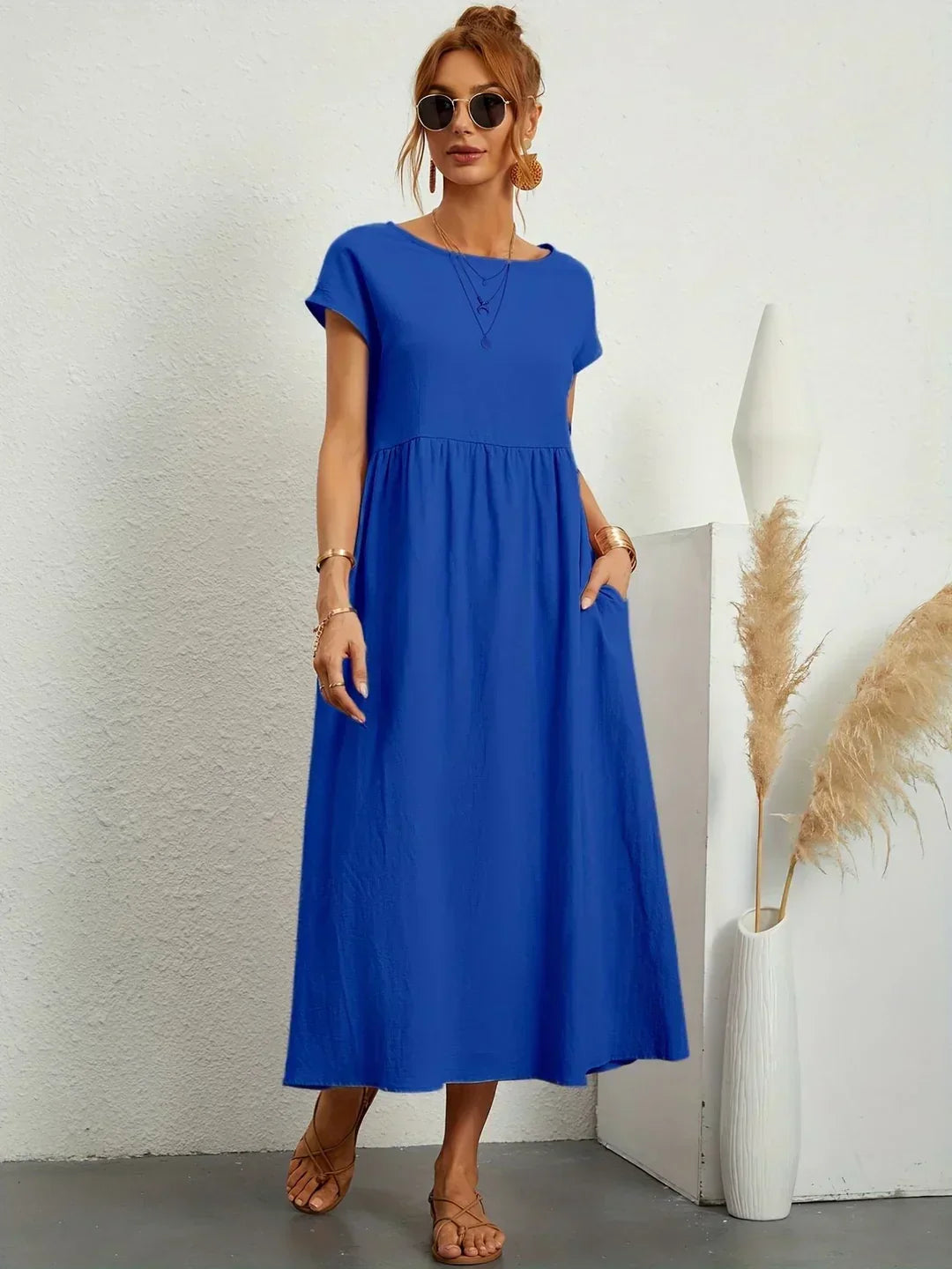 GABRIELLE - Flowing Midi Dress