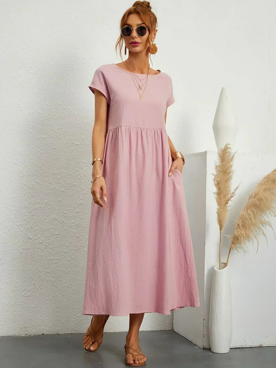 GABRIELLE - Flowing Midi Dress