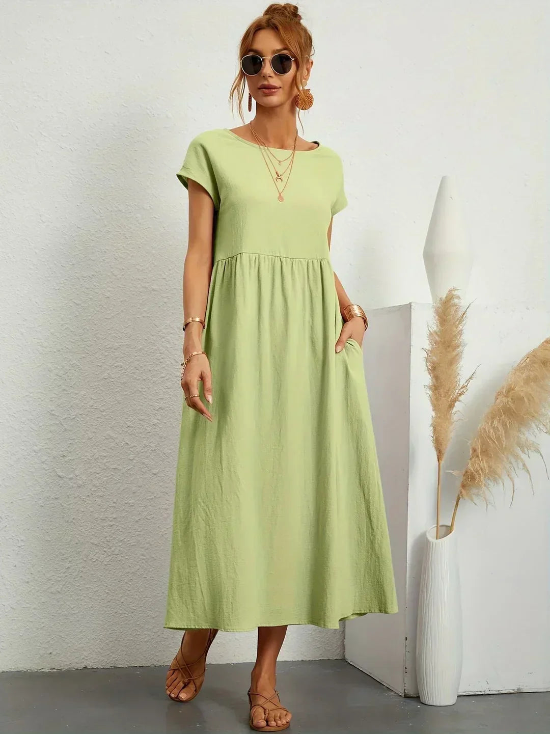 GABRIELLE - Flowing Midi Dress