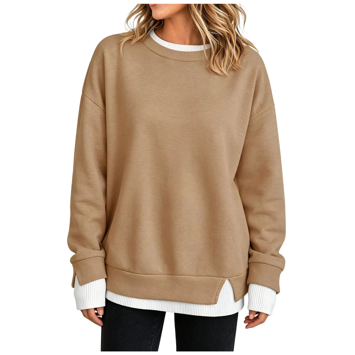 CHARLOTTE - Layered Sweatshirt