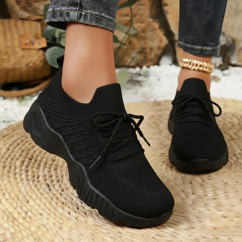 EVELYN - Lightweight Knit Trainers