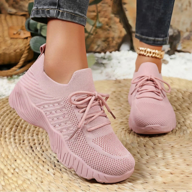 EVELYN - Lightweight Knit Trainers