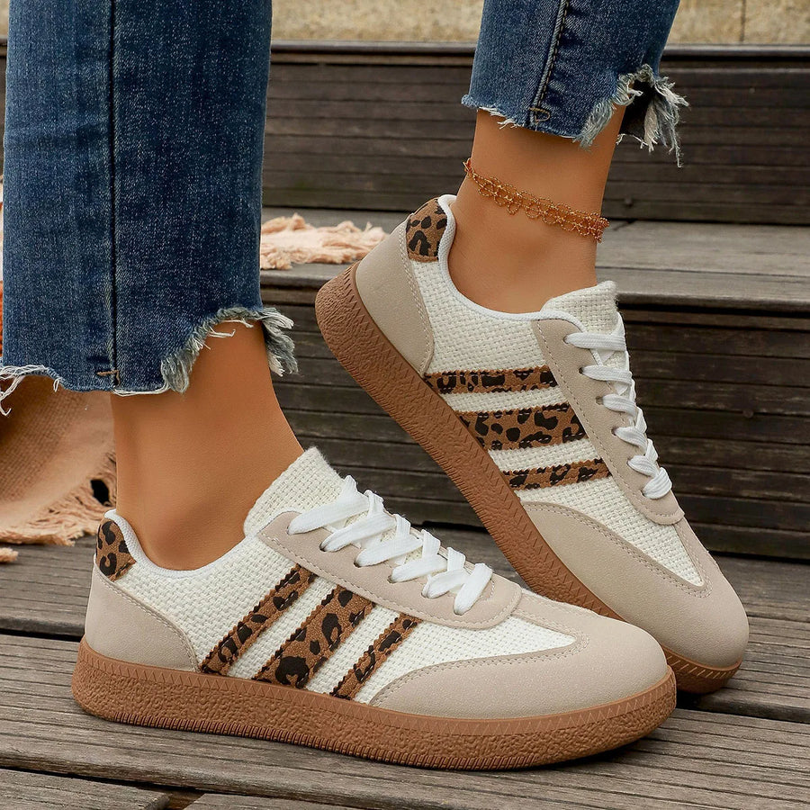 LOLA - Leopard Print Trainers