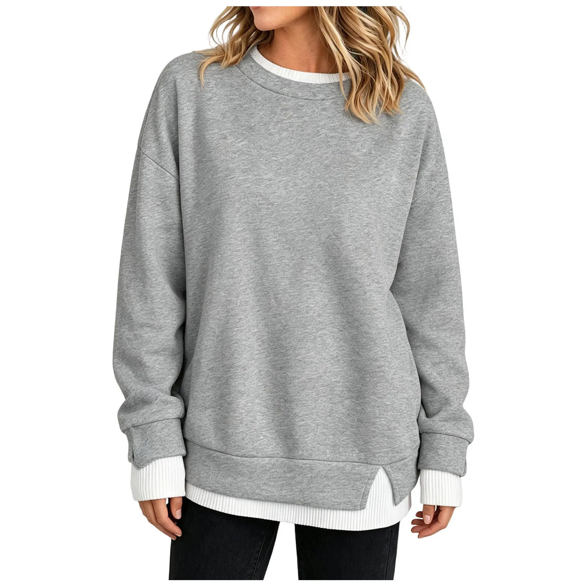 CHARLOTTE - Layered Sweatshirt