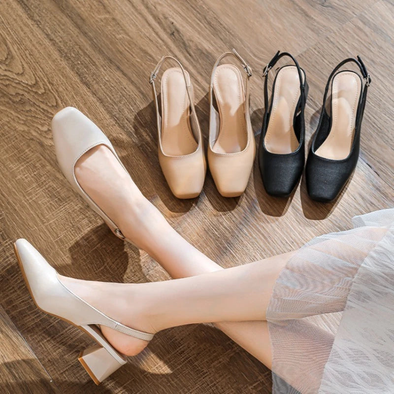 MINERVA - Block Heel Sandals
