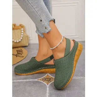 PRUDENCE - Cut-Out Platform Sandals