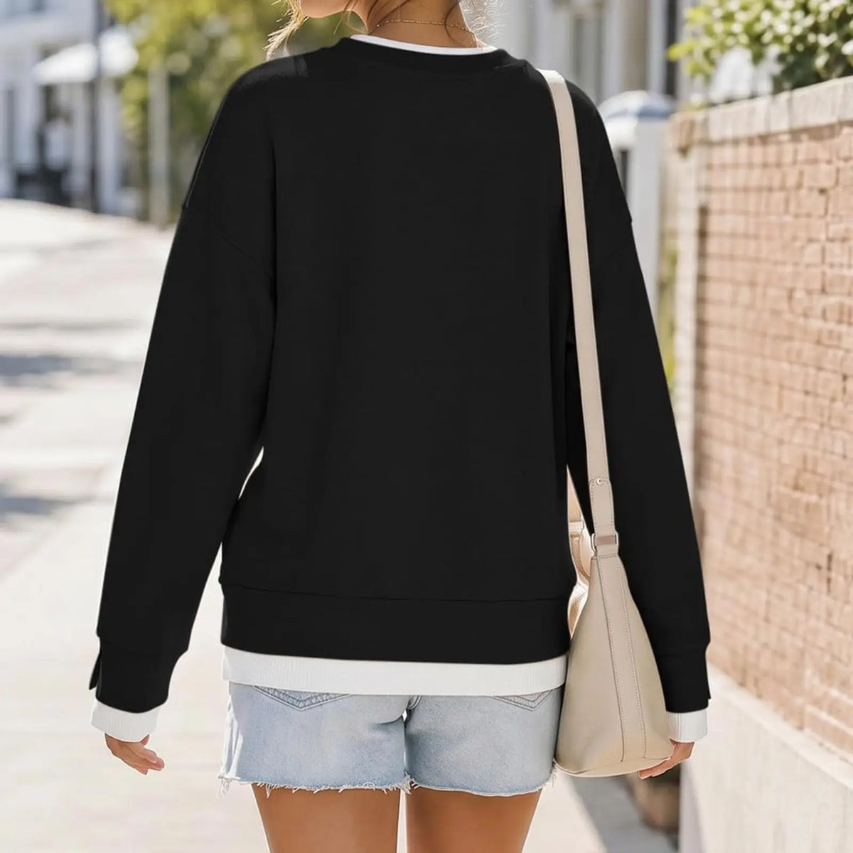 CHARLOTTE - Layered Sweatshirt