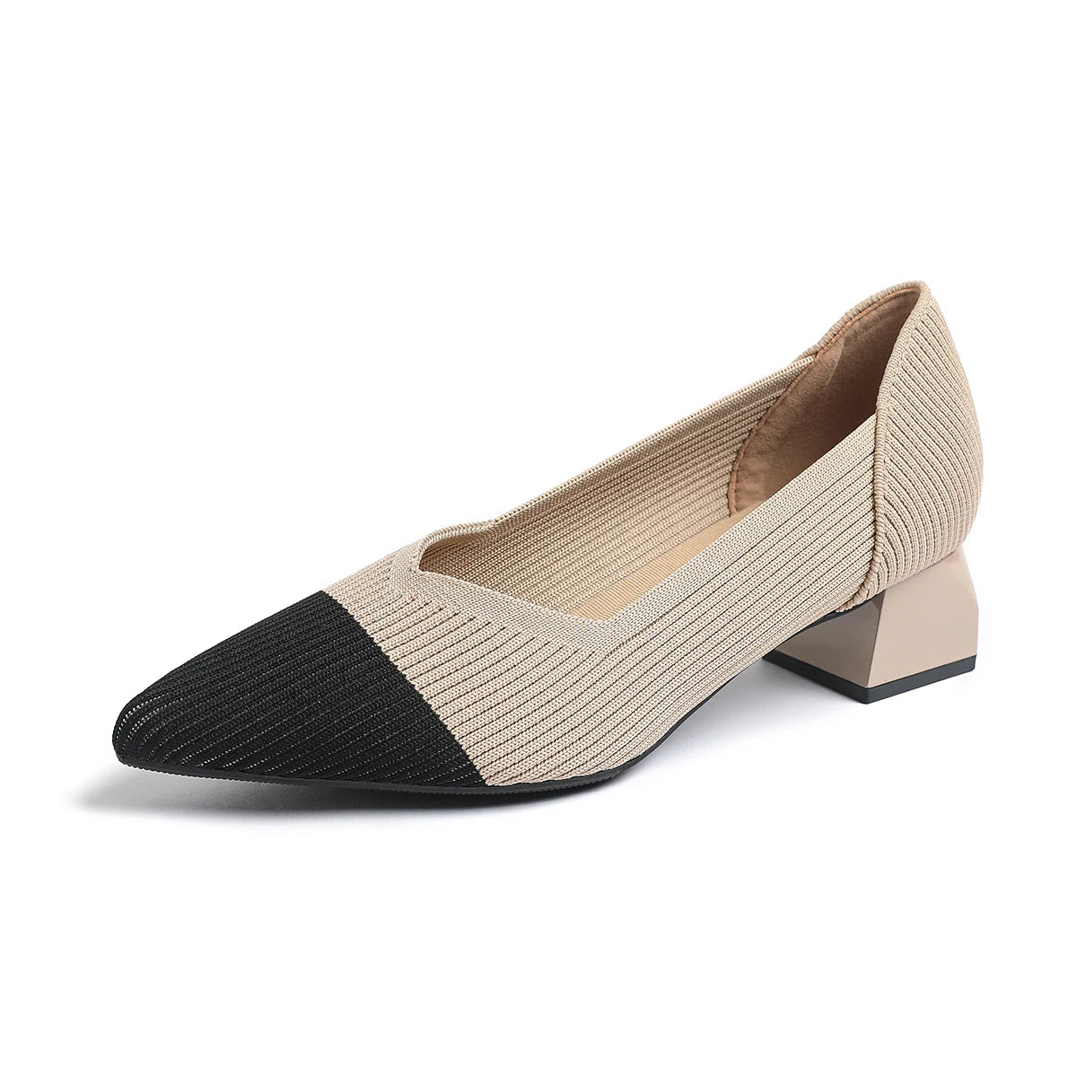 ADELAIDE - Knitted Pointed Heels