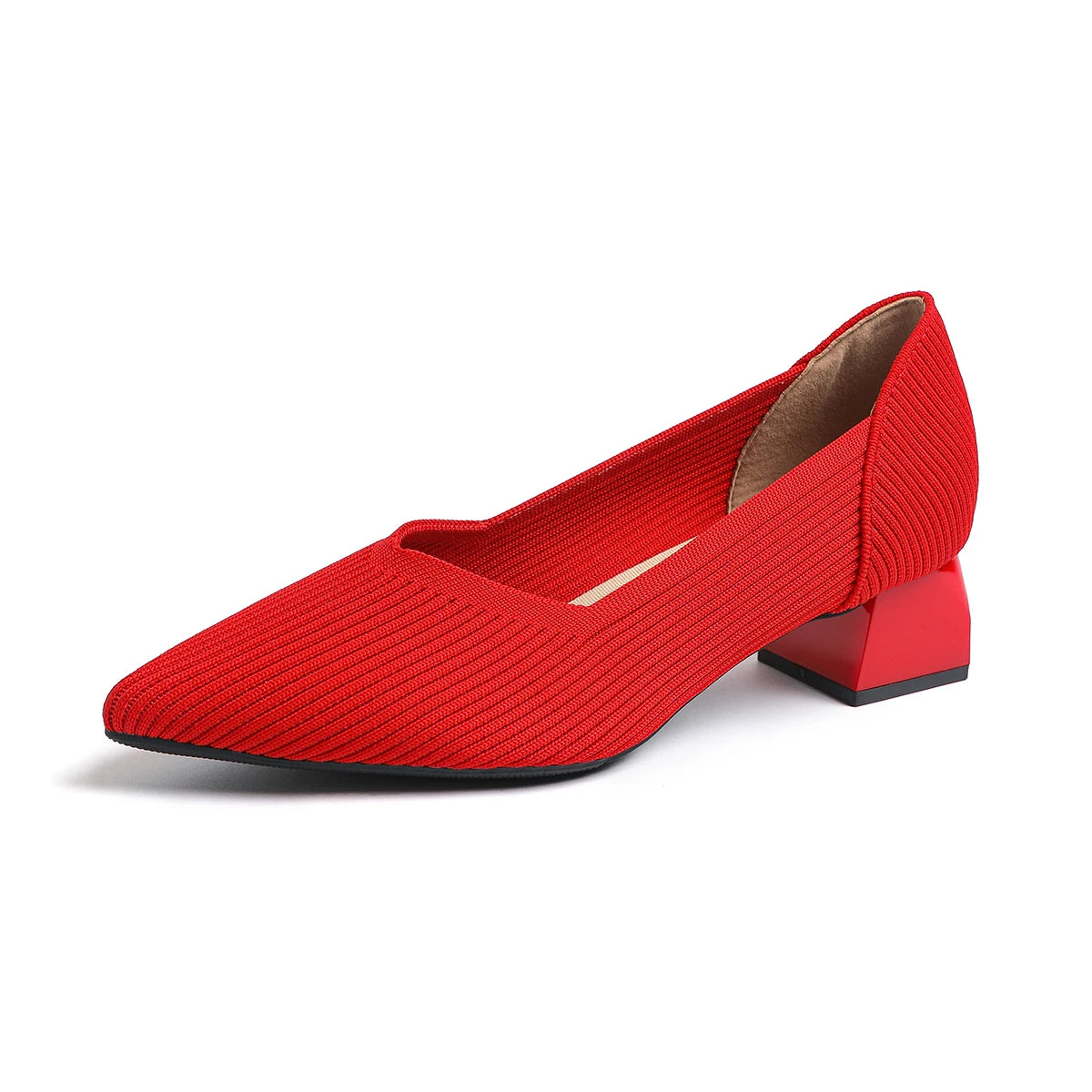 ADELAIDE - Knitted Pointed Heels