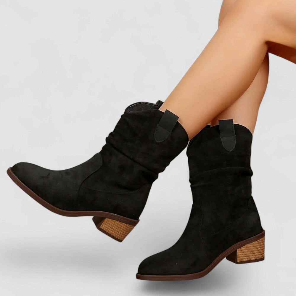 ABIGAIL - Western Ankle Boots