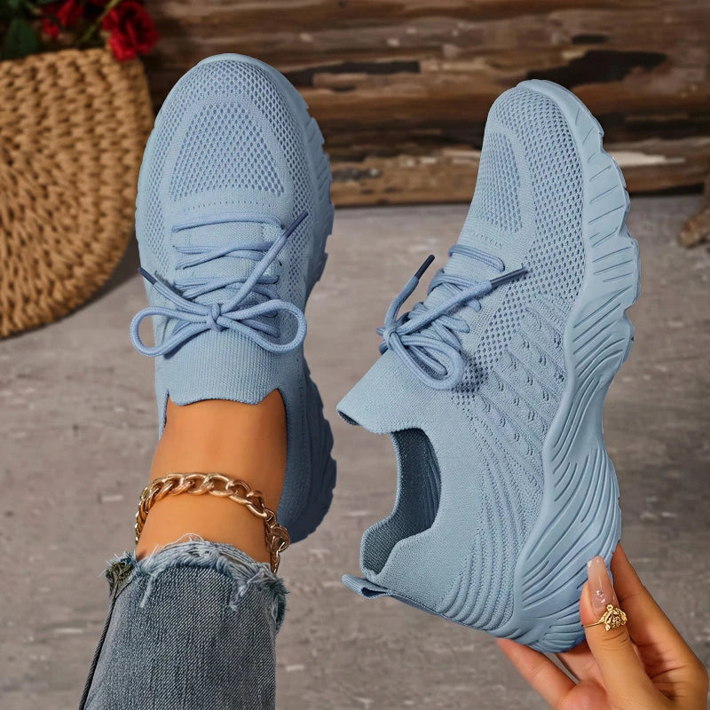 EVELYN - Lightweight Knit Trainers