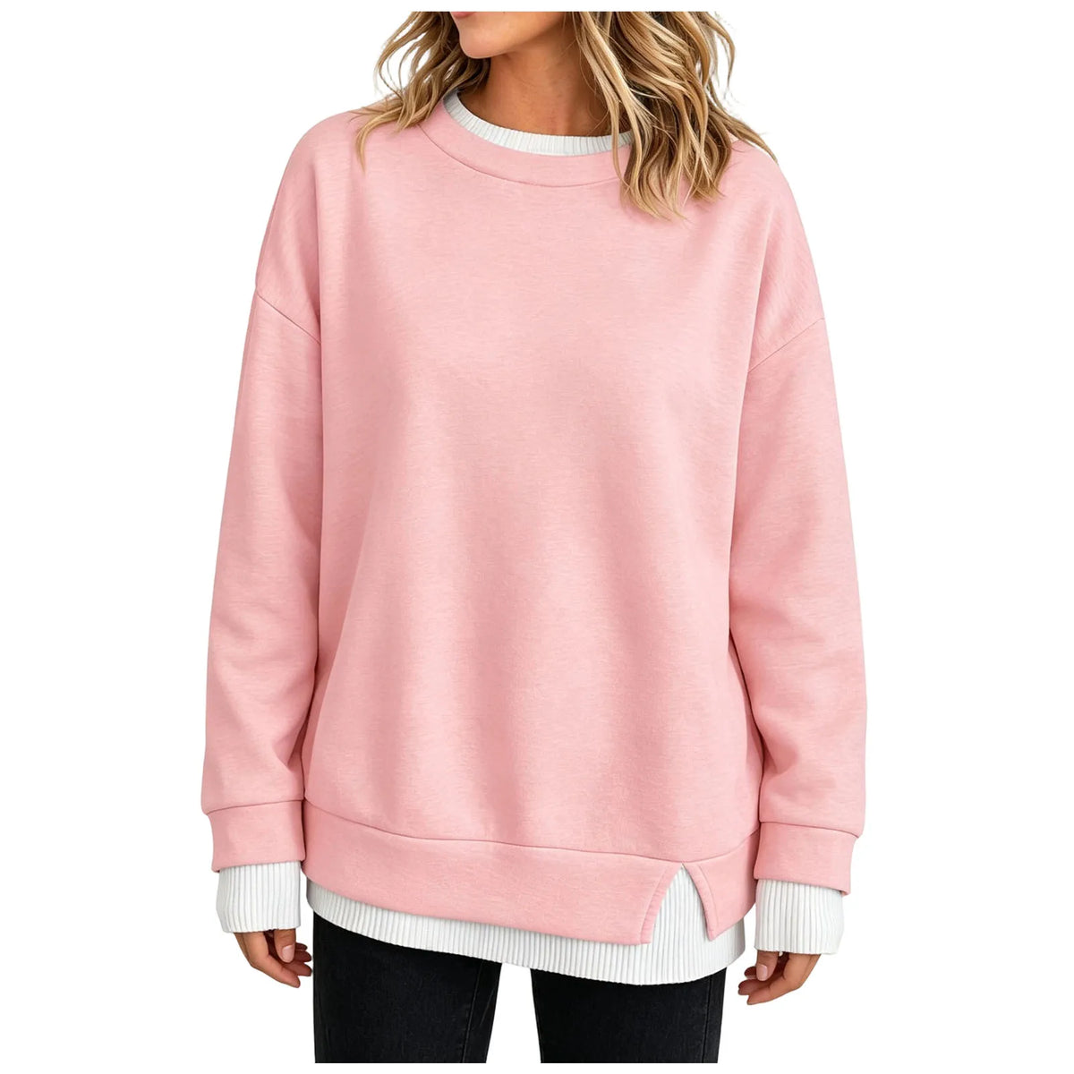CHARLOTTE - Layered Sweatshirt