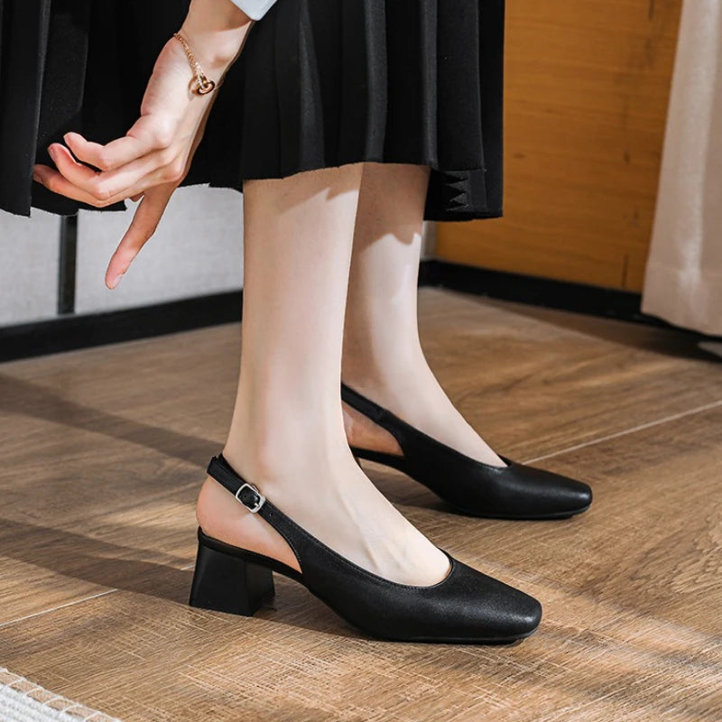 MINERVA - Block Heel Sandals