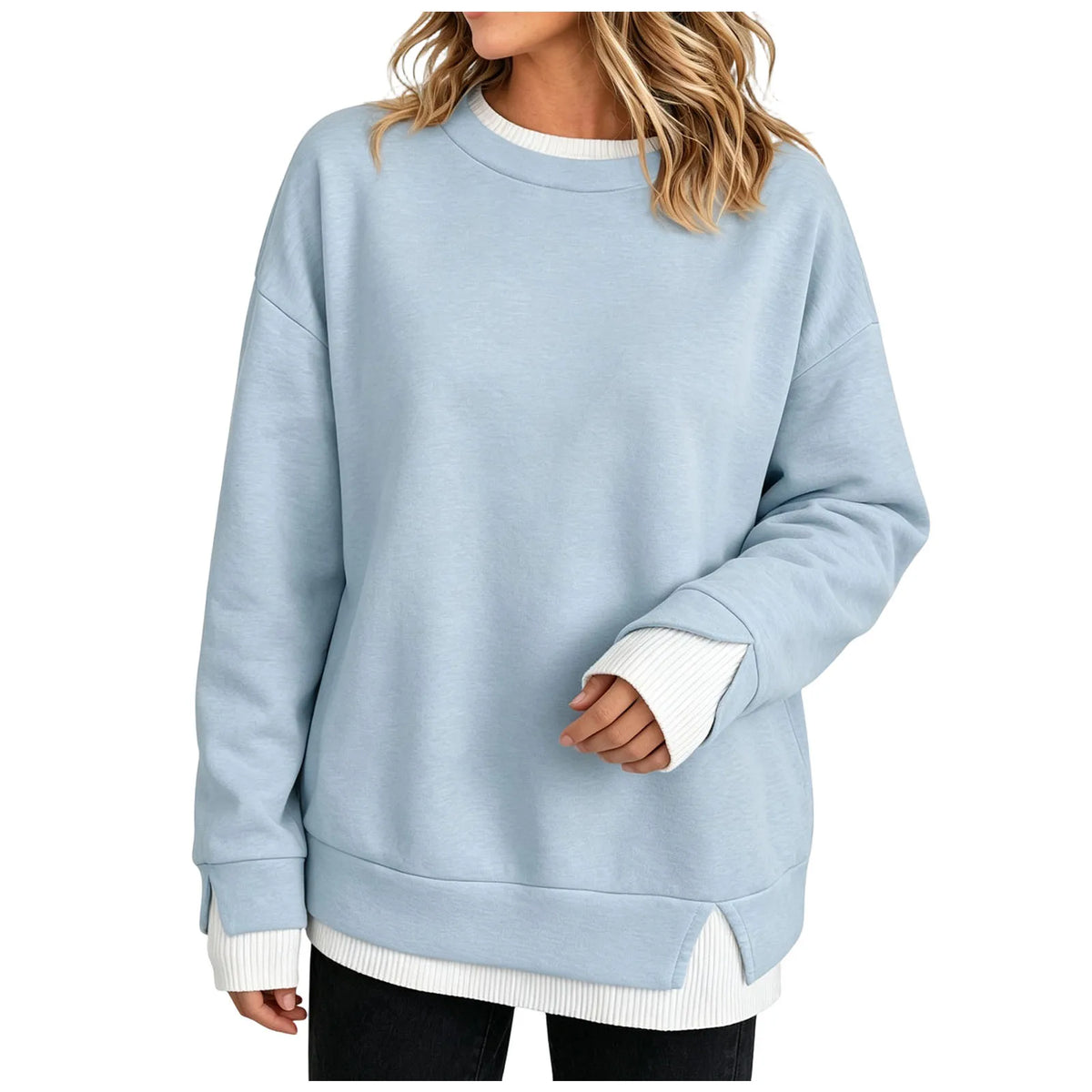 CHARLOTTE - Layered Sweatshirt