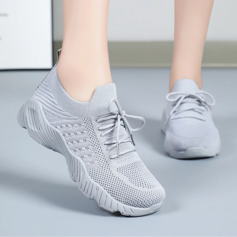 EVELYN - Lightweight Knit Trainers
