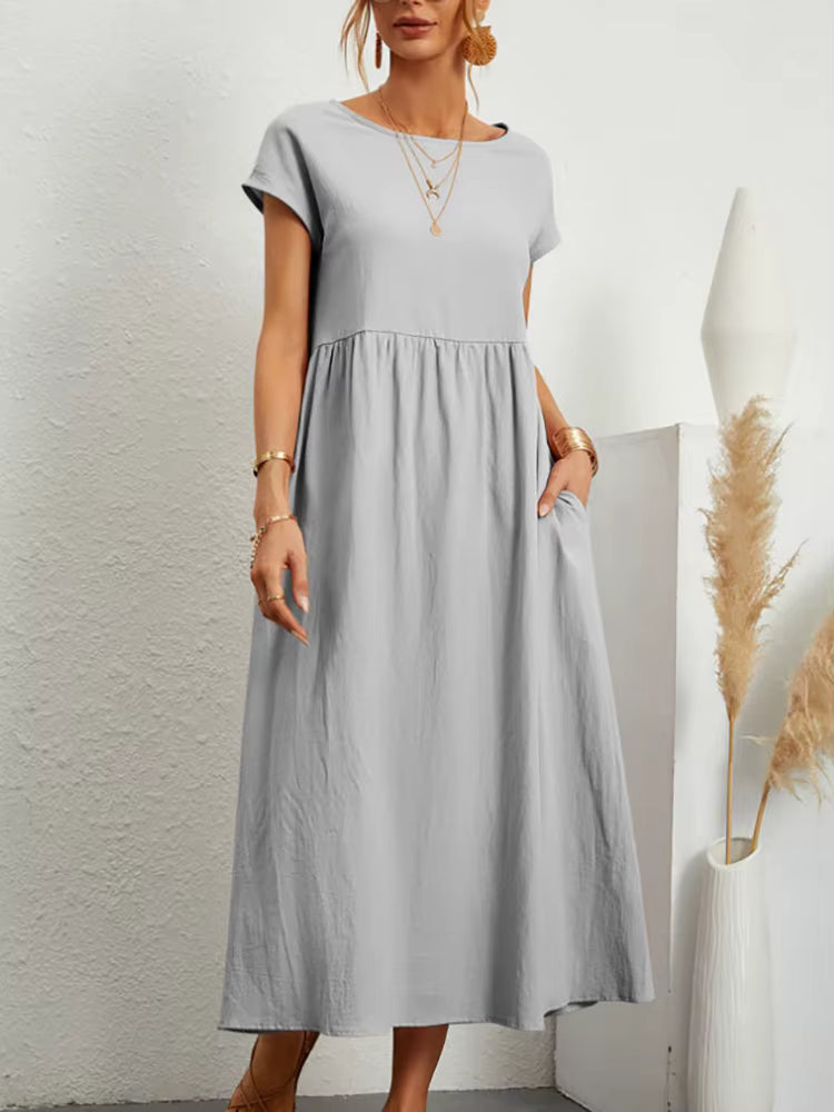 GABRIELLE - Flowing Midi Dress