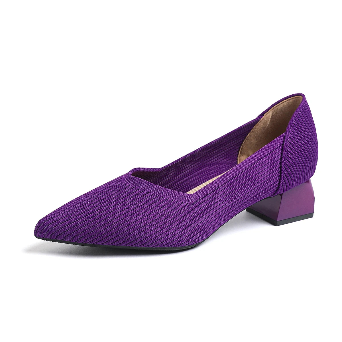 ADELAIDE - Knitted Pointed Heels