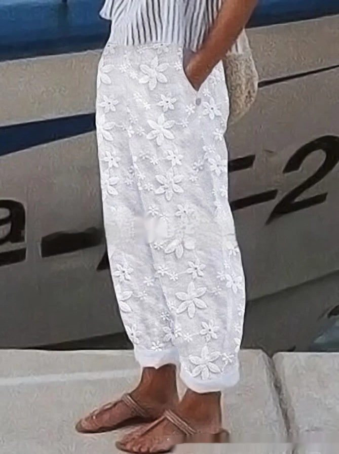 KIRRA - Embroidered Trousers