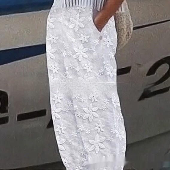 KIRRA - Embroidered Trousers